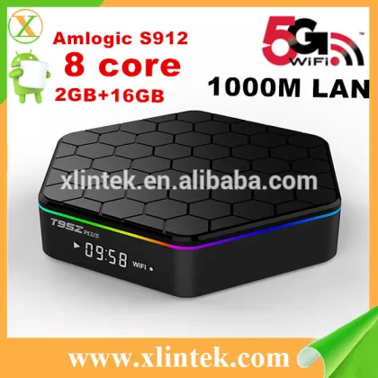 Hottest Amlogic S912 android 6.0 xiaomi tv box download user manual for android TV box T95z plus