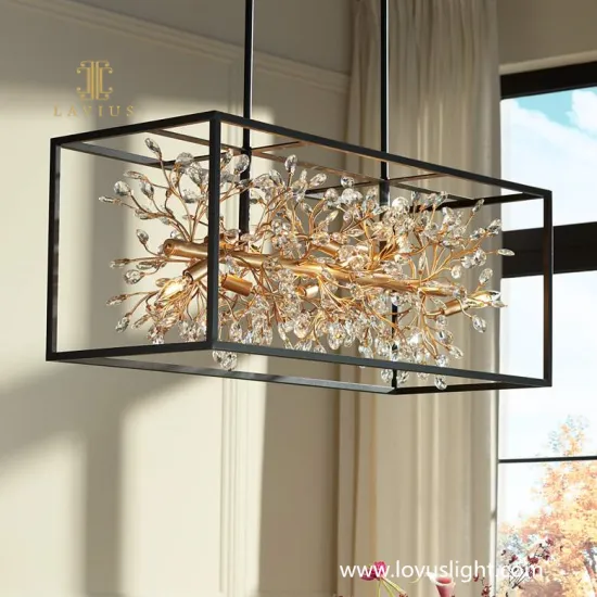 2022 new creative living room lighting decoration villa custom chandelier