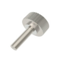 M3 knurled stainless steel Large head screw