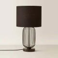 Industrial LED Cage Lamp Touch Dimmer Black