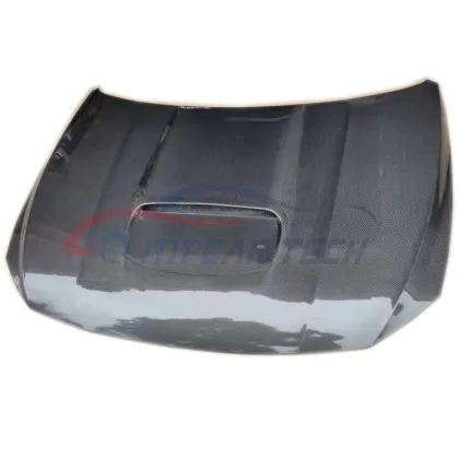 VW Sagitar Lingdu STI Style Carbon Fiber Hood Scoop Engine Cover Body Kit