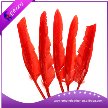 Different color for choice of the dyed Natural Turkey feather decoration