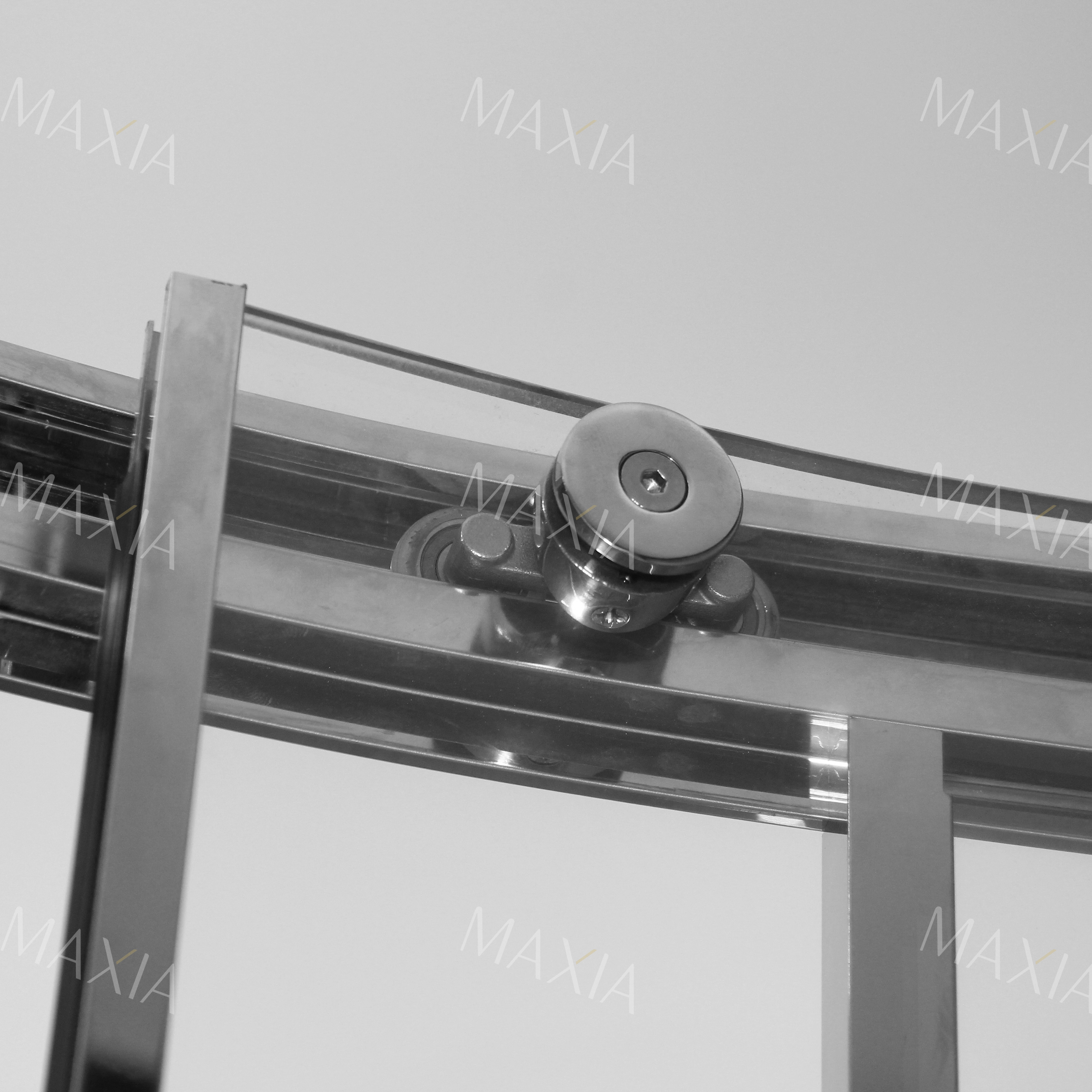 Круглая хромированная скользящая душевая корпуса