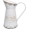 Kleiner Metallvase -Vintage -Milchkrug