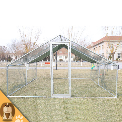 Large Galvanized Metal Chicken Kennel
