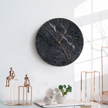 2021 Trendy Art Marble Wall Clock: A Modern Addition for Home Decor