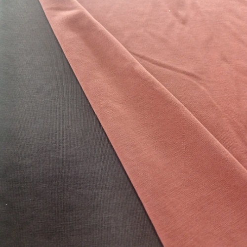 Gerecycled modaal polyester zandgewassen stof voor kledingstuk