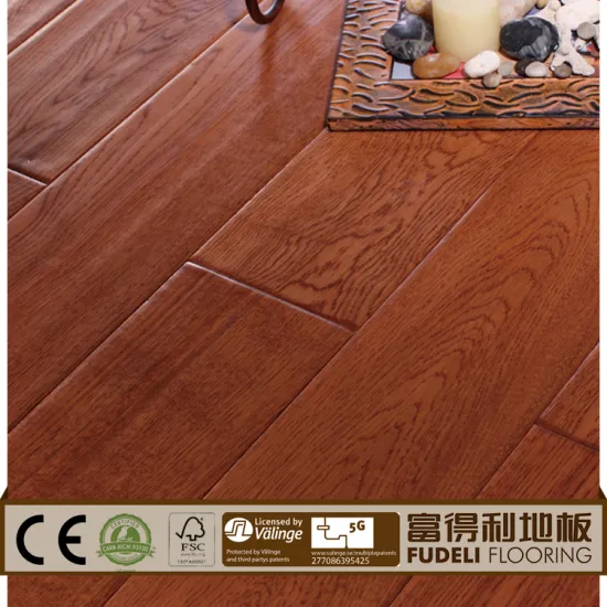 Exported low cost wavy engineered flooring