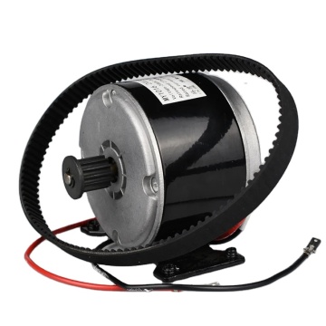 24V 300W DC Motor med bälteshjul för elektriska skoter och cyklar