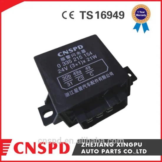 Electronic turn signal hazard truck 24v 6 pins flasher relay