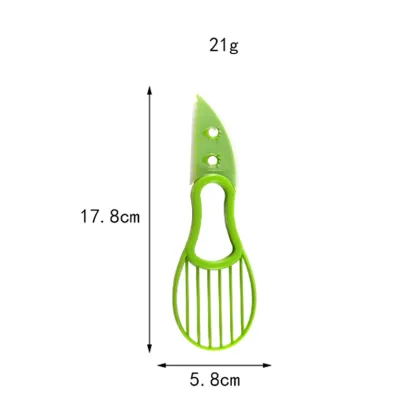 Portable Avocado and Fruit Slicer - Kitchen Tool for Avocados, Kiwis and Vegetables
