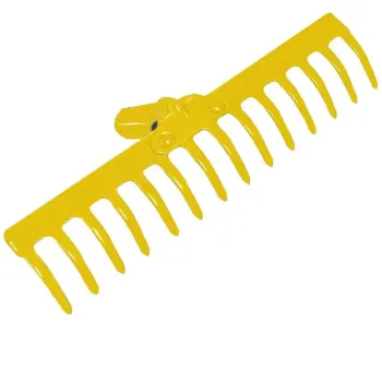 Single Color Steel Rake with Twelve Teeth