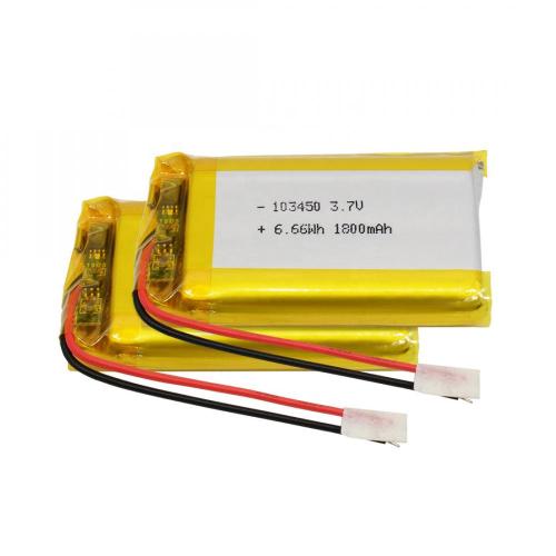 lithium polymer battery 103450 3.7V 1800mah for watch toy
