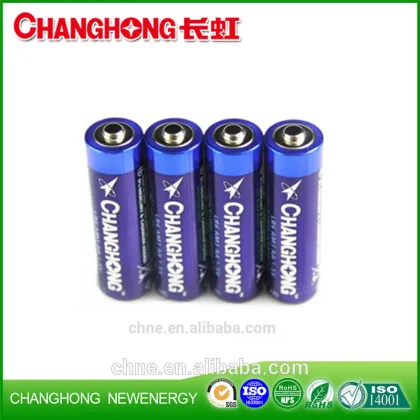 Super power alkaline changhong battery LR6 1.5v AA SGS Toshiba
