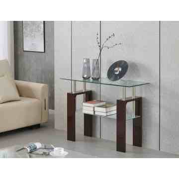 Tabla de consola de vidrio moderna con marco personalizable