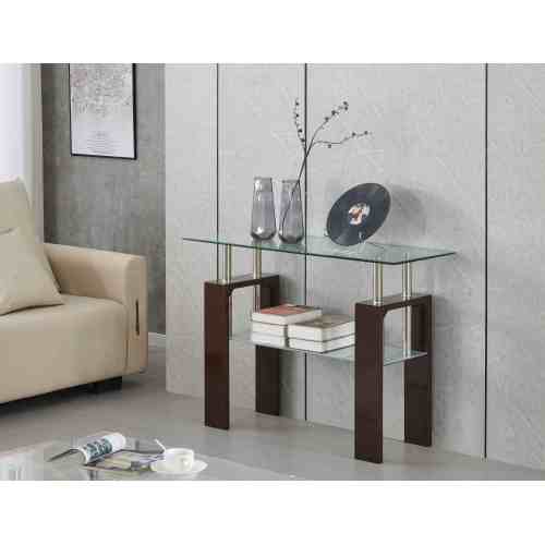 Tabla de consola de vidrio moderna con marco personalizable