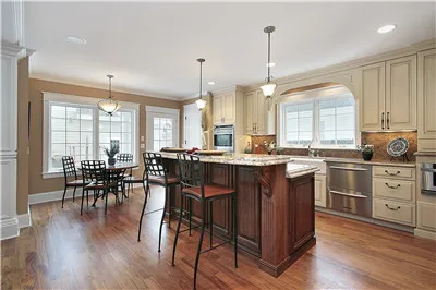 wooden furniture professional kitchen cabinet with American standard
