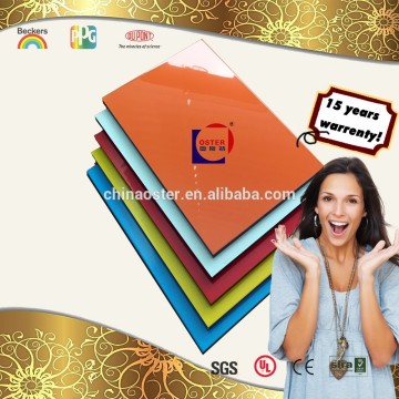 Color coated composite aluminium panel with favorable price