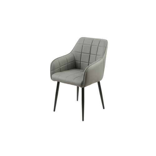 Silla de comedor moderna gris