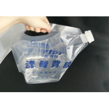 Bolsa de boquilla Bolsa de capacidad de plástico con tapa grande