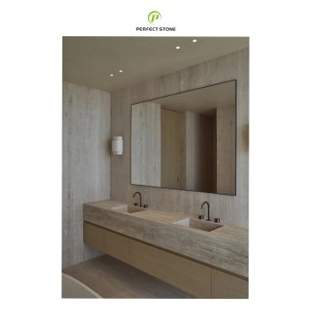 Natural Travertine Stone Slabs and Wall Panels for Elegant Interior Decoration