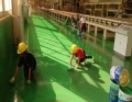 A prueba de polvo de alta dureza epoxi autonivelante pintura de resina epoxi para el piso