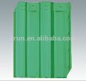 Best selling building construction materials, cheap interlocking glazed transparent roof tile
