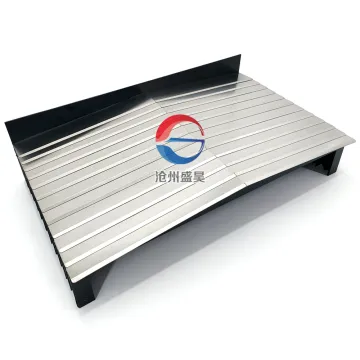 Industrial Finned Bellows Linear Steel Lamellas Way Covers