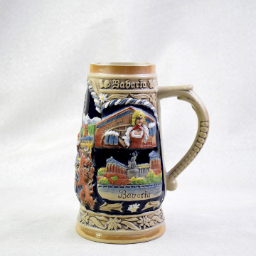 High Quality 0.7L Beer Mug - Custom German Beer Stein with Metal Lid