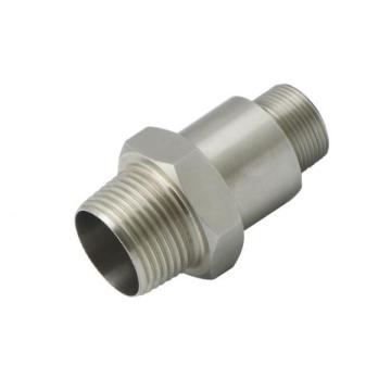 CNC machined stainless steel parts thread pipe anodize