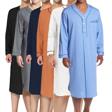 Arabic Muslim Men's Casual Thobe Robes for Comfortable Wear
