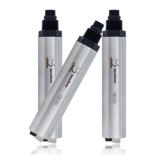 Automatic cleaning Ti seawater chlorophyll sensor electrode