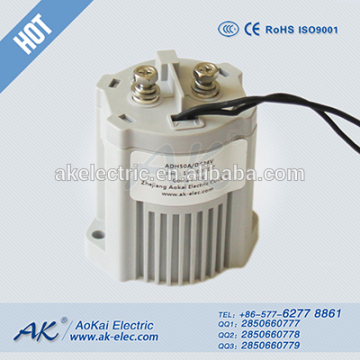ADH50A-Q 24VDC 50A Load 12-900VDC Standard Type 1NO Contact For HV Power Supply System AOKAI High Voltage DC Contactor