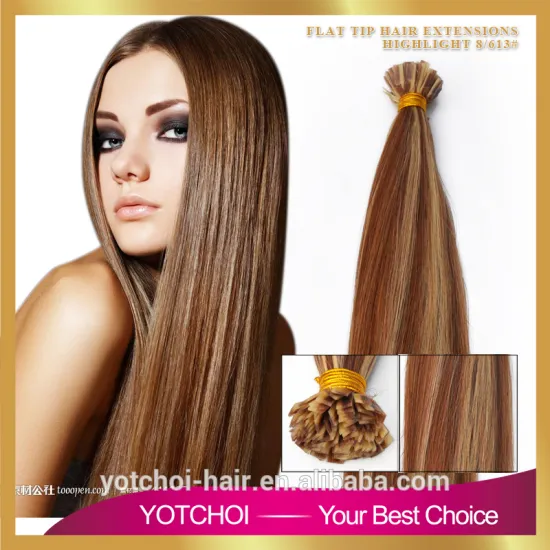 Top Quality Direct Factory Wholesale Virgin Russian Hair Double Drawn Stick Tip Hair Extension