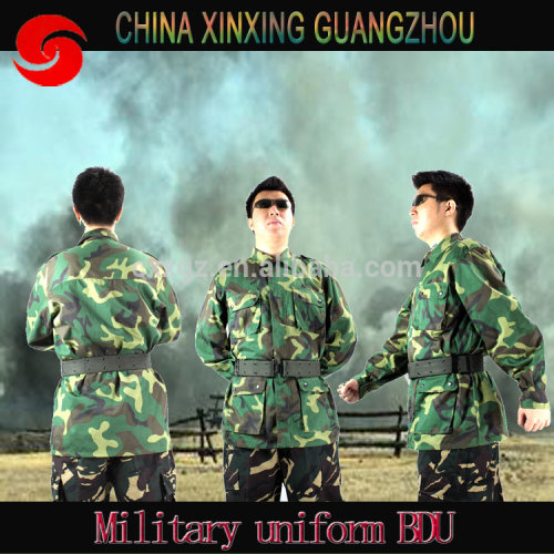 Military jungle camo army training T/C uniform