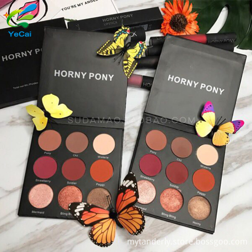 Free sample high quality cosmetic makeup palette empty private label eyeshadow palette