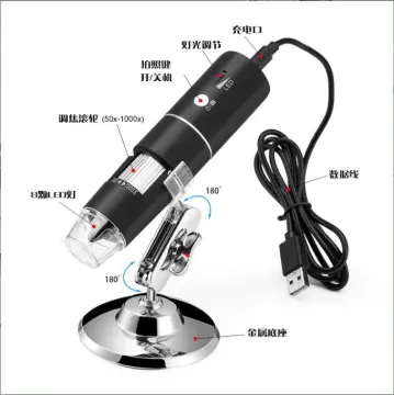 WiFi Microscope 1000X: High-Magnification Wireless Microscopy