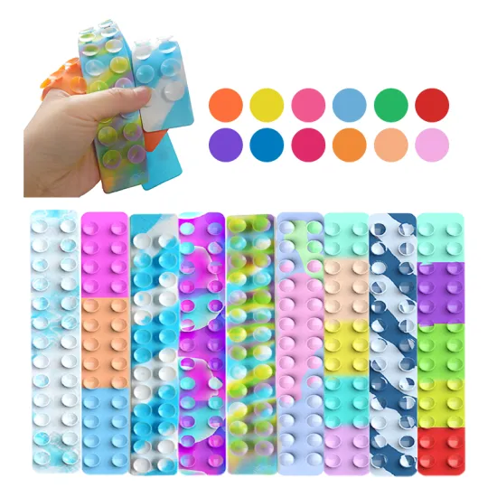 Multicolor Sensory Integration Therapy Rings and Bracelets: Fun Suction Cup Toys for Anxiety Relief