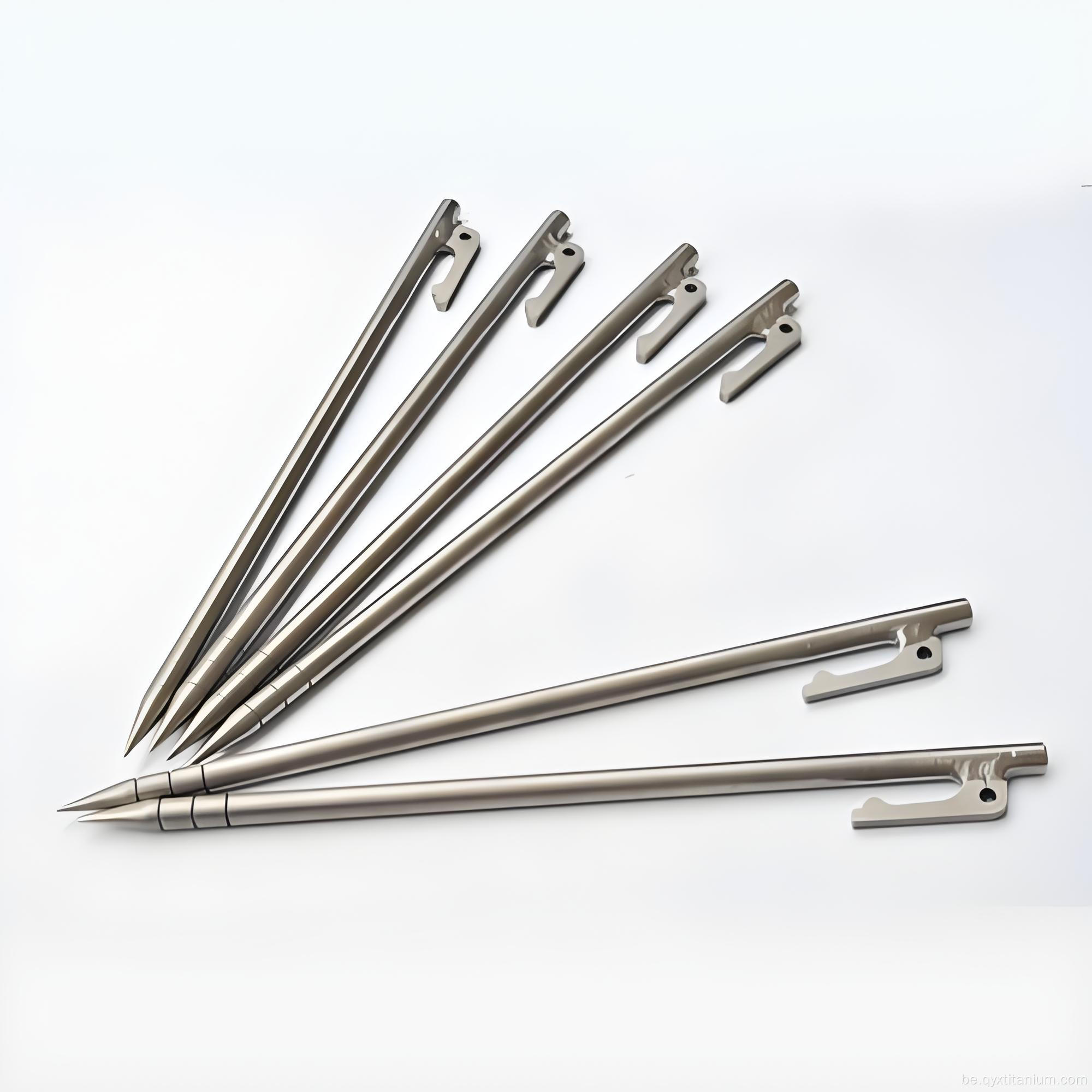 Titanium Heavy Duty Pont Pegs для адпачынку на адкрытым паветры