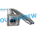 Weber 126mm Twin Parallel Screw Barrel for PVC Extrusion