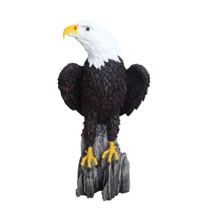 Wholesale Life Size Resin American Eagle Statues for Garden Decoration