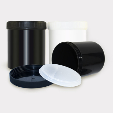 Clear Amber and Black PET Plastic Cream Jars - 30ml to 500ml Capacity