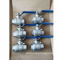 High-Pressure 2000WOG Ball Valve in Cast Iron, Brass, SS304, and SS316 with NPT 1/4" Connection and Check Valve