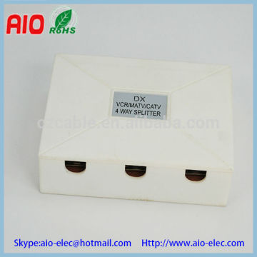4 way splitter for VCR MATVCATV antenna