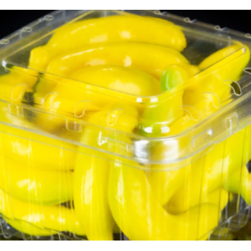 Scatola di imballaggio in plastica a conchiglia per frutta e verdura