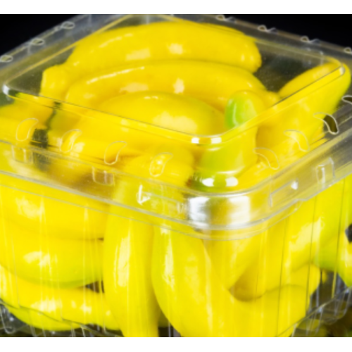 Scatola di imballaggio in plastica a conchiglia per frutta e verdura