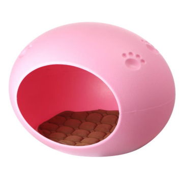 Egg Shape Pet Bedroom Cabin Can Be Fixed Cage Plastic Guinea Pigs House Hamster Bedroom Cat Dog Puppy Head Bedroom