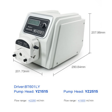 BT601LY Peristaltic Pump with PLC Control and 2280mL/min Metering Capacity