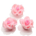 Nieuwe 14 MM Gemengde Kleur Polymeer Klei Rose Bloem Losse Spacer Kralen 3D Zachte Hot Klei Bloemen DIY Ketting Armband party Ornament