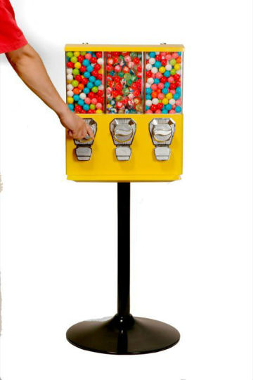 Triple Gumball Machine